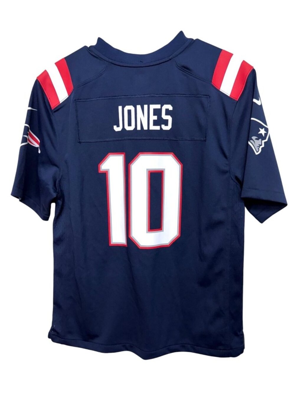Nike Patriots Mac Jones #10 On-Field NFL Jersey Navy Size L NWT